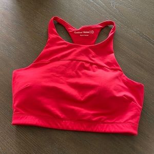 Outdoor Voices scarlet crop top bra